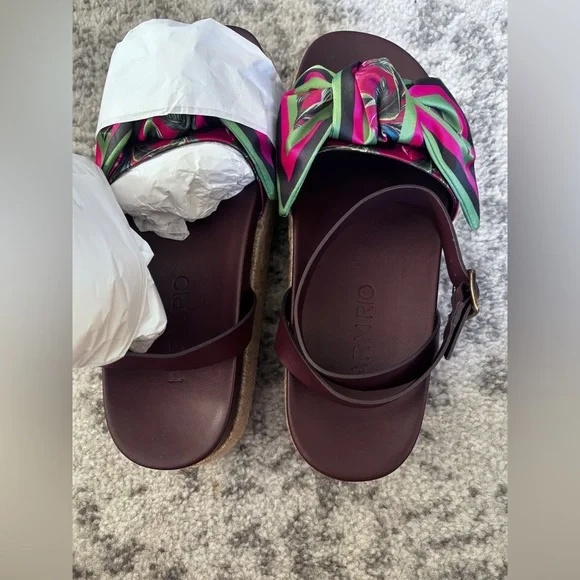 NWT FARM Rio Scarf Espadrilles Size: 8.5 New with box - Picture 8 of 11